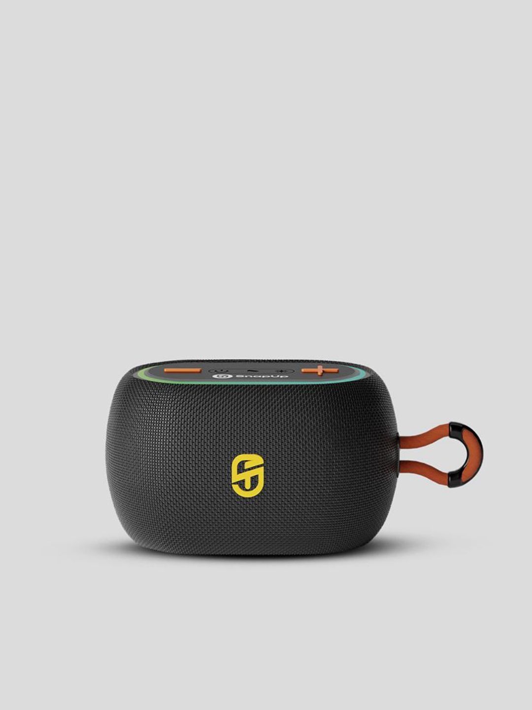SnapUp Groovy Black Groove Vibe Portable Bluetooth Speaker