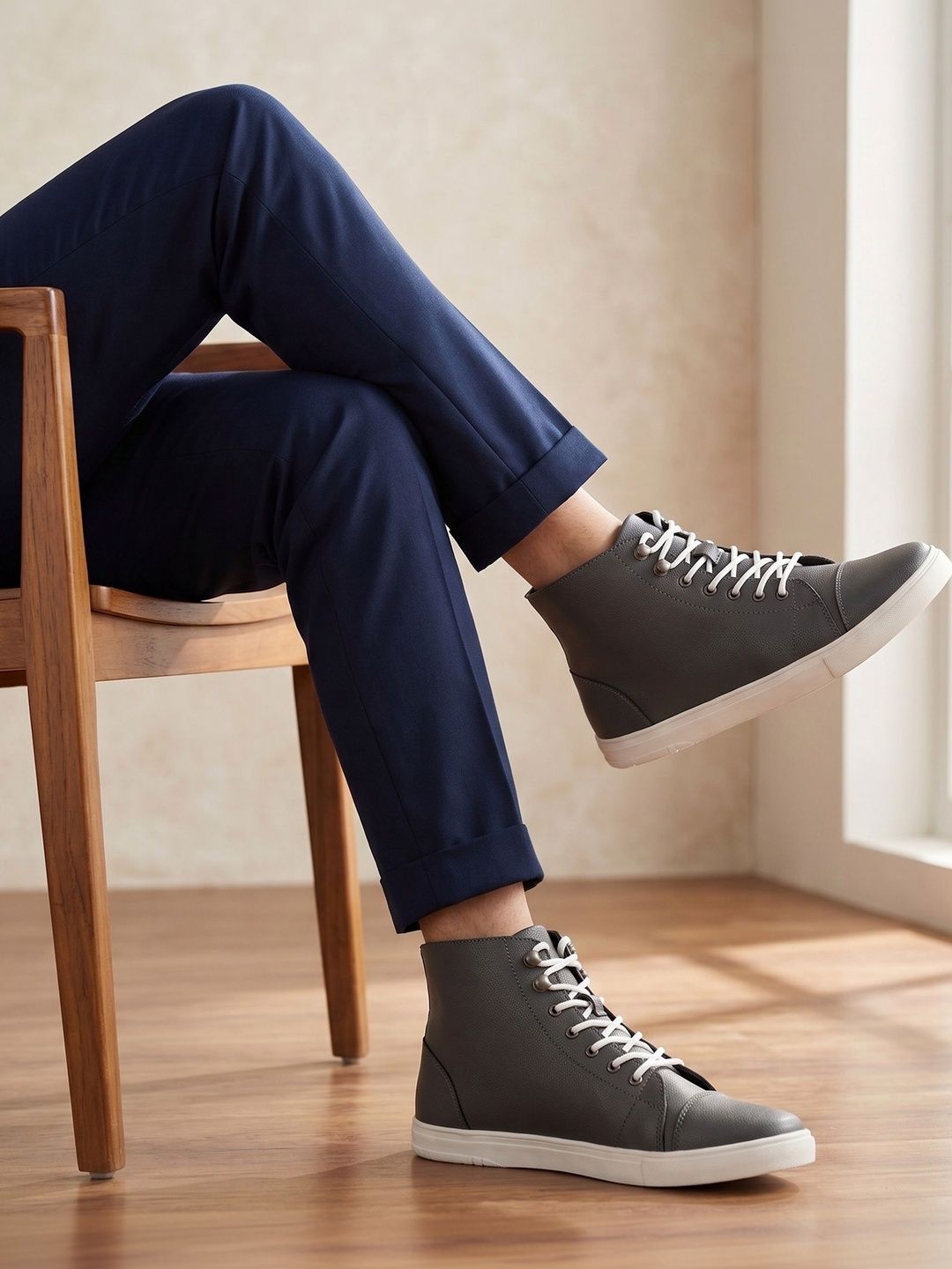El Paso El Paso Men Round Toe Regular Boots