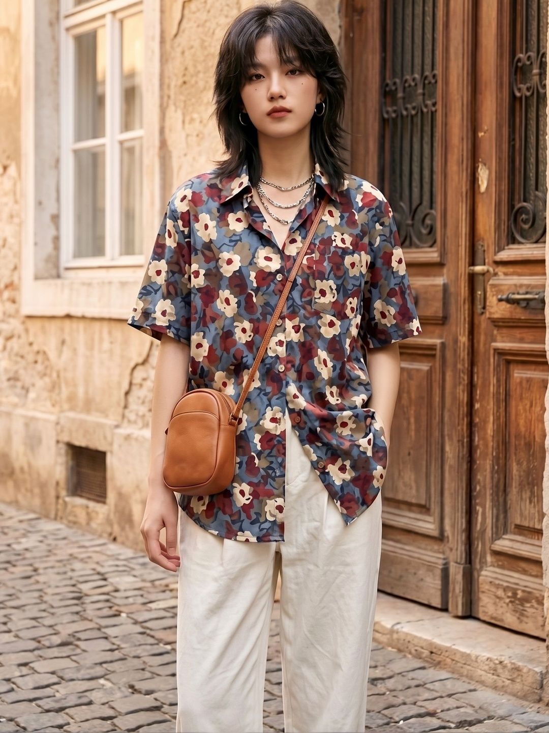 GUFRINA Floral Print Top