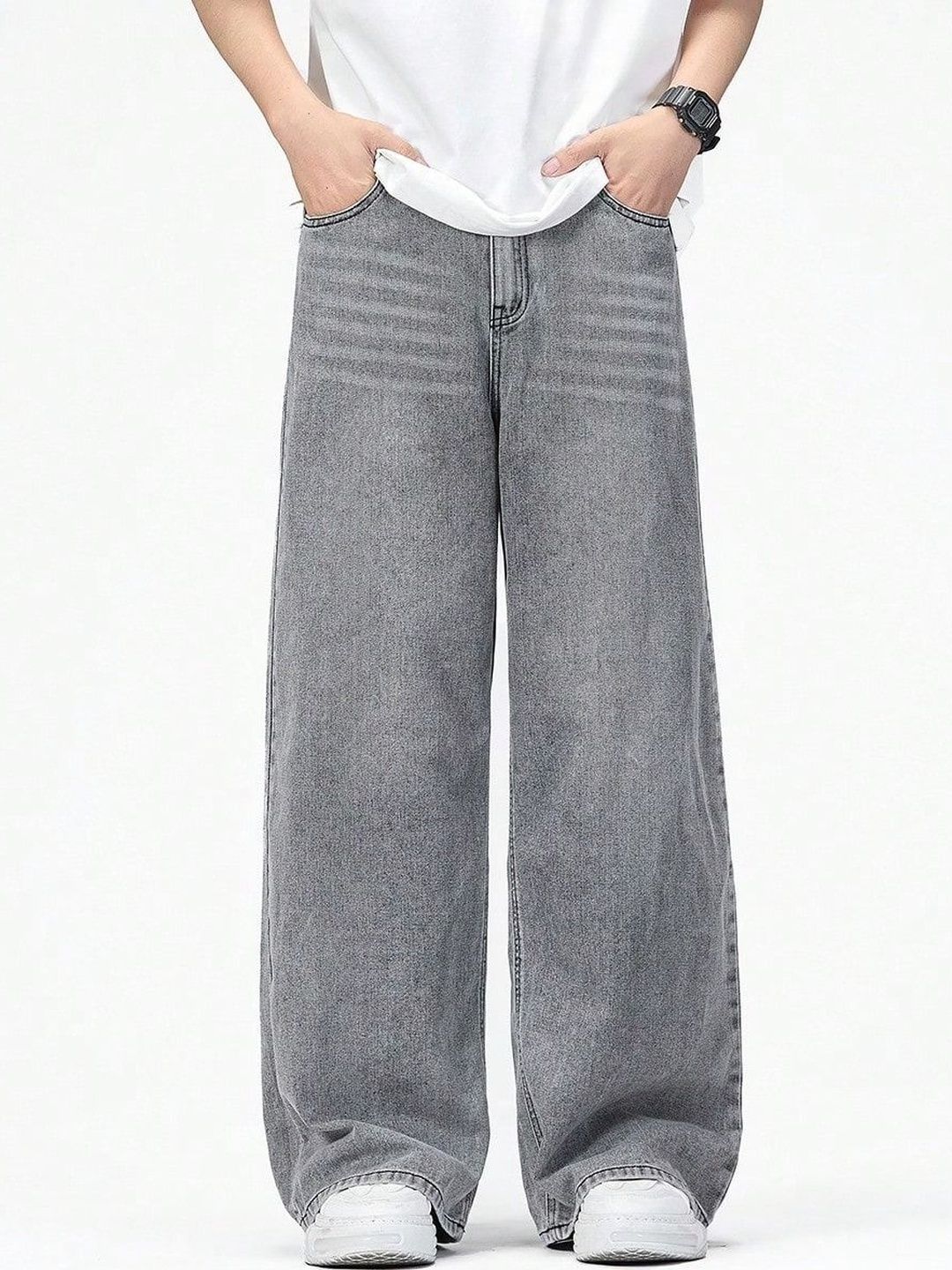 YAMEETFIT Men Jean Mid-Rise Jeans
