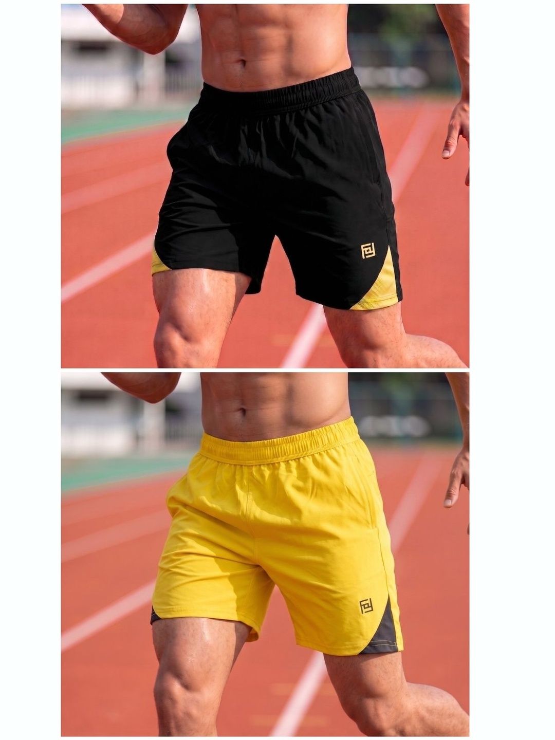 Keenuu Men Pack Of 2 Training or Gym Sports Shorts