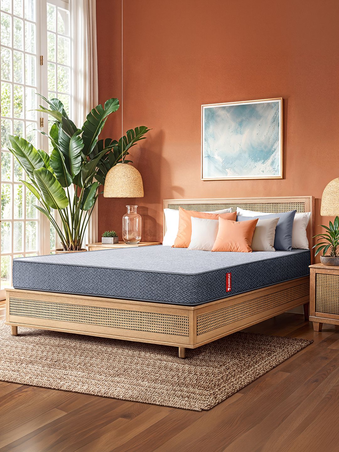 Duroflex Duroflex LiveIn Pressure Relieving Memory Foam 6" Queen Medium Mattress (75x60 Inch)