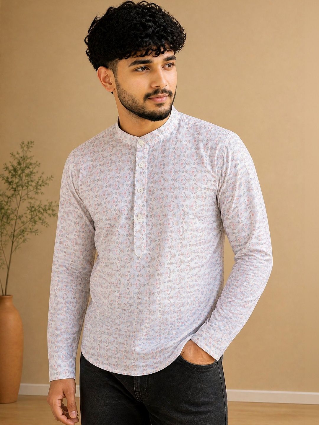 SZN SZN Men Ethnic Motifs Printed Kurta