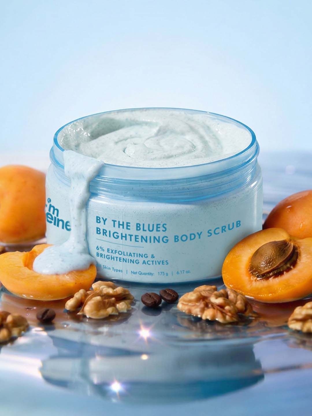 MCaffeine MCaffeine By The Blues Brightening Body Scrub For Smoother Skin - 175 g