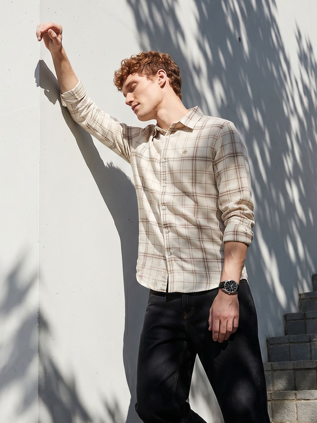 Mast & Harbour Checked Casual Shirt