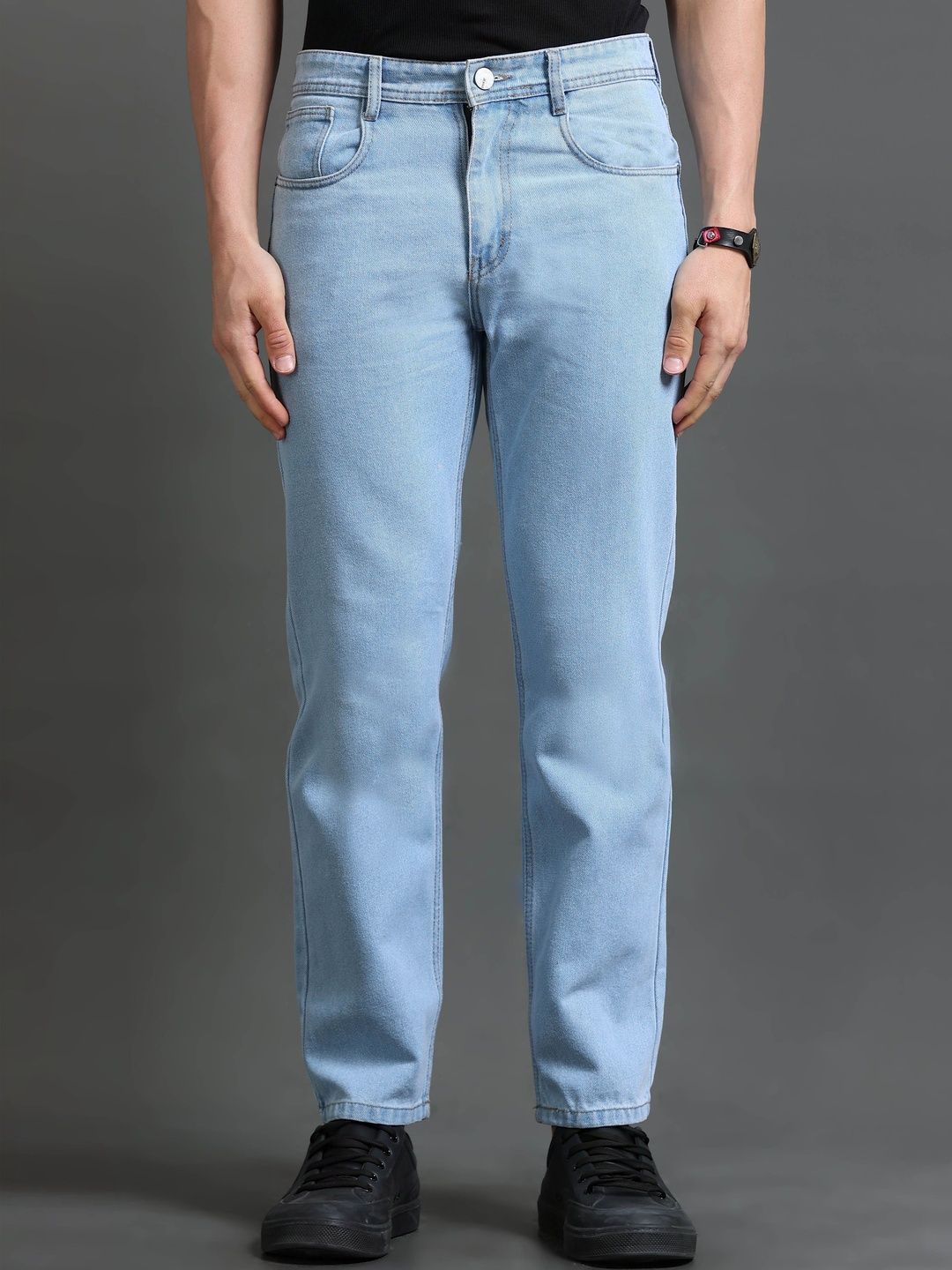 Kolor Fusion Men Loose Straight Fit Mid-Rise Jeans