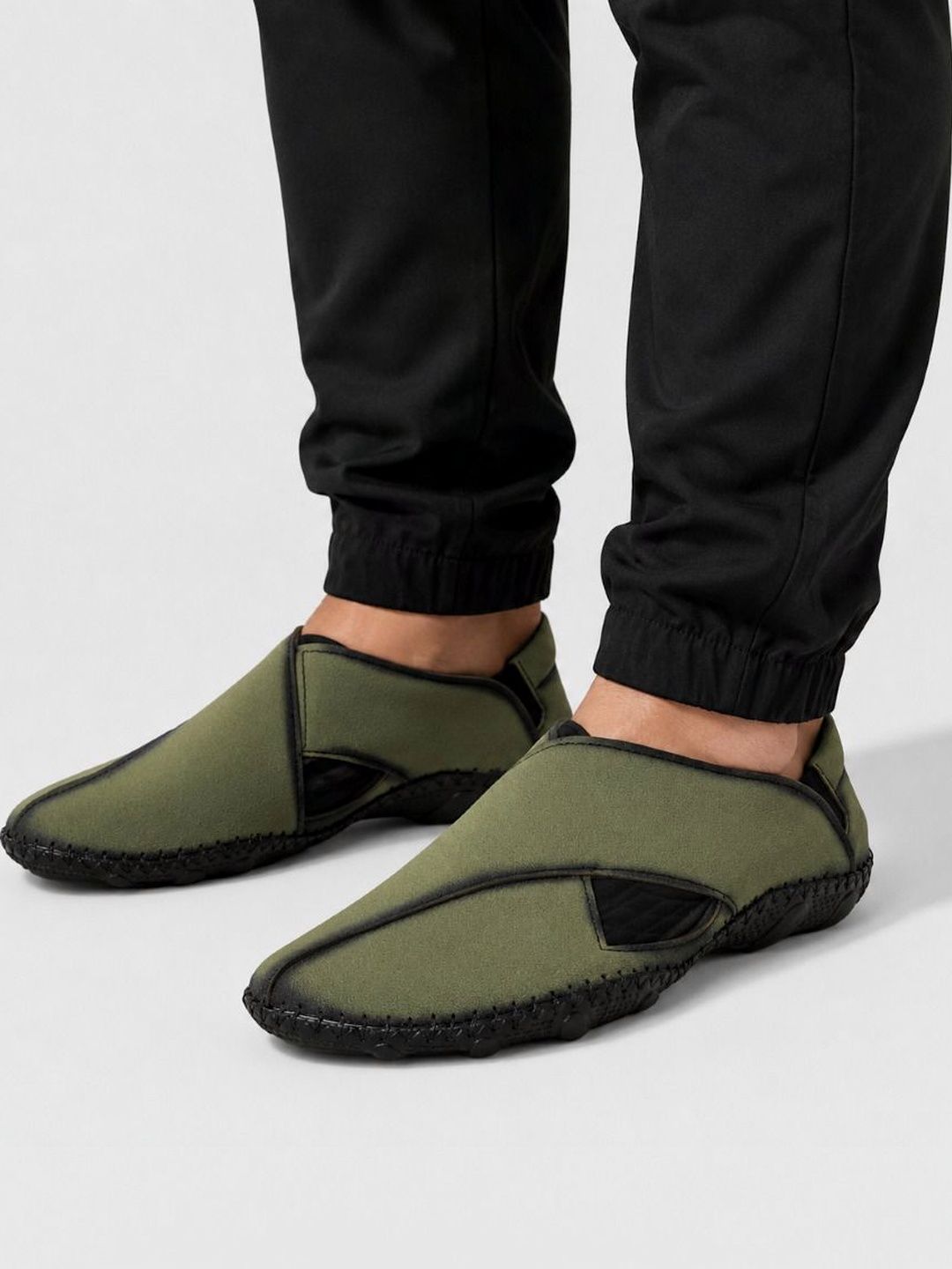 KASTAVA Men Shoe-Style Sandals