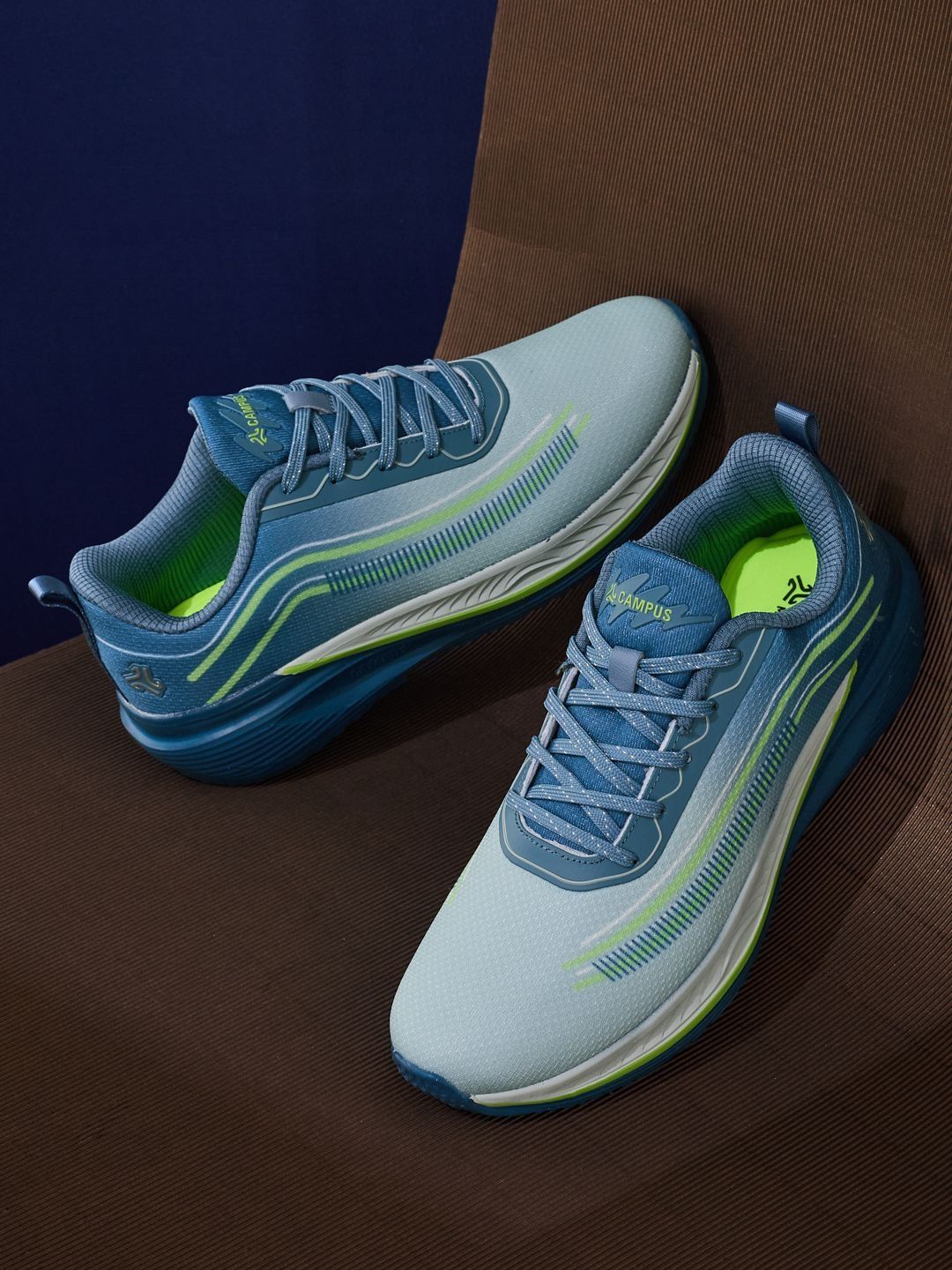 Campus PYNE Men Mesh Running Non-Marking Shoes