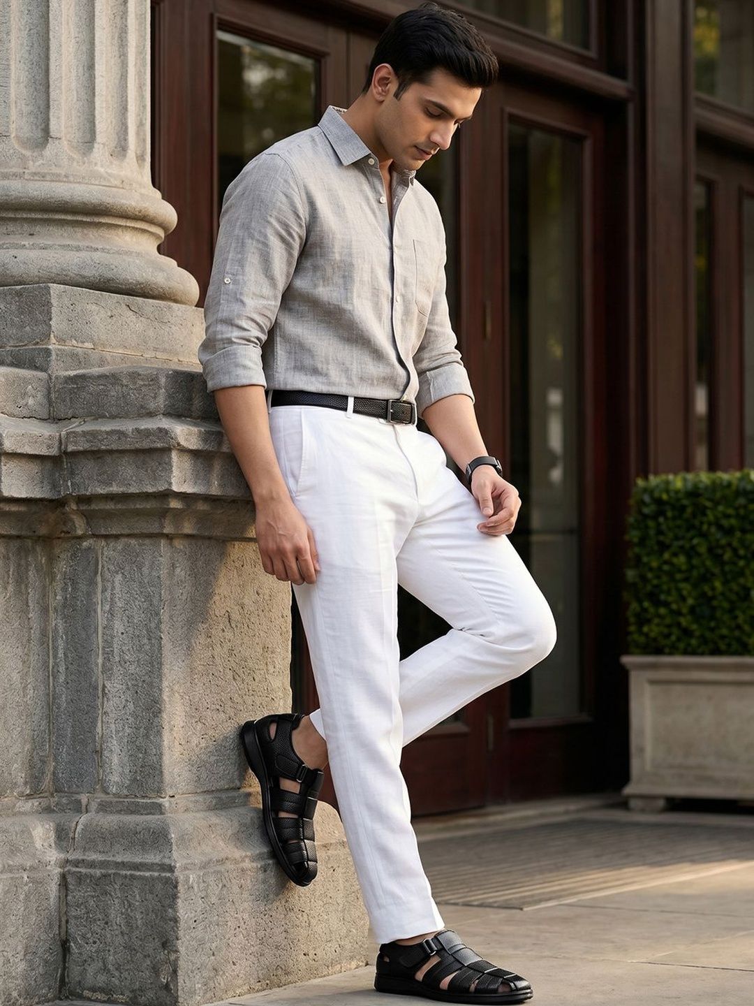 Regal Men Leather Fisherman Sandals