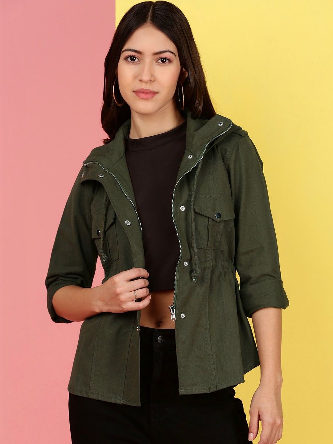 Kaali Peeli Kaali Peeli Women Open Front Jacket