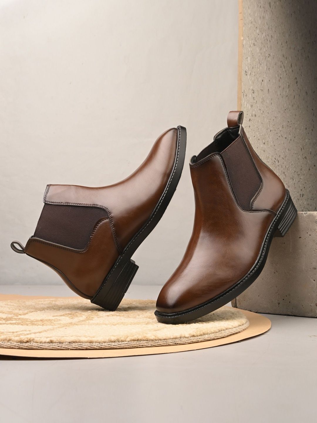 FOOTLOOSE FOOTLOOSE Men Round Toe Slip-On Chelsea Boots