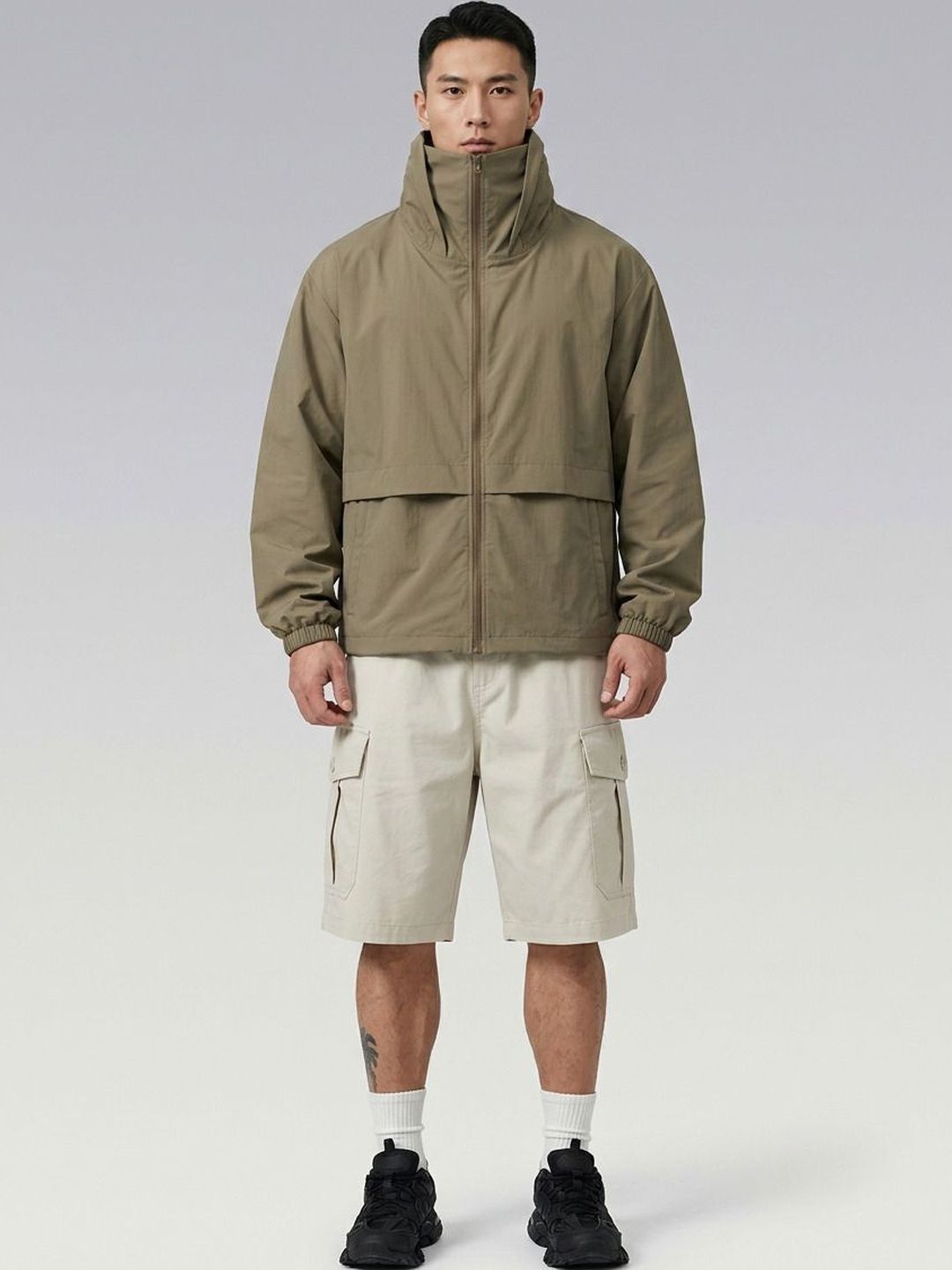 ATELIER REBEL Men Lightweight Outdoor Woven Jacket