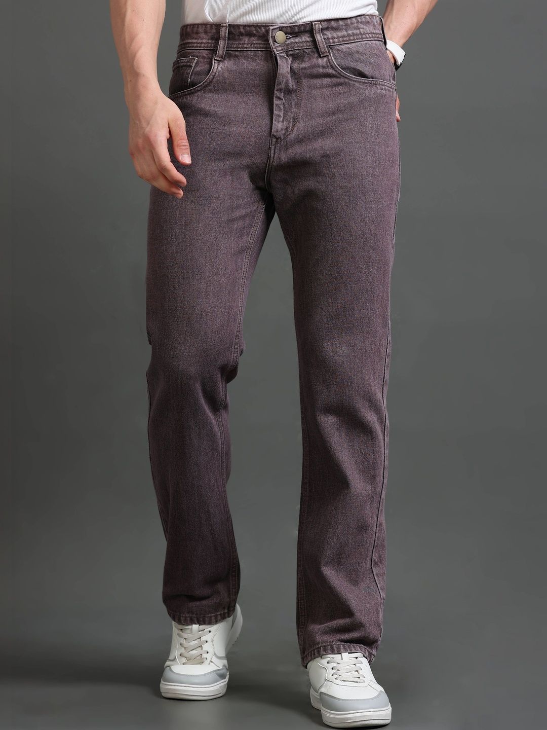 Kolor Fusion Men Loose Straight Fit Mid-Rise Jeans