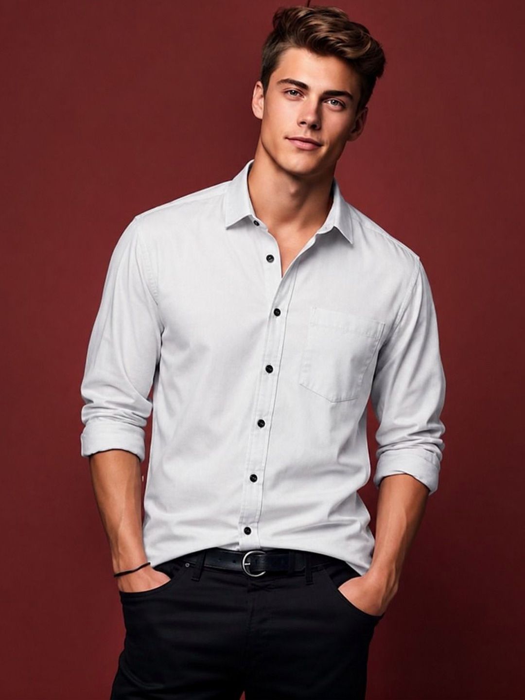 MaverIQ Men Comfort Casual Shirt