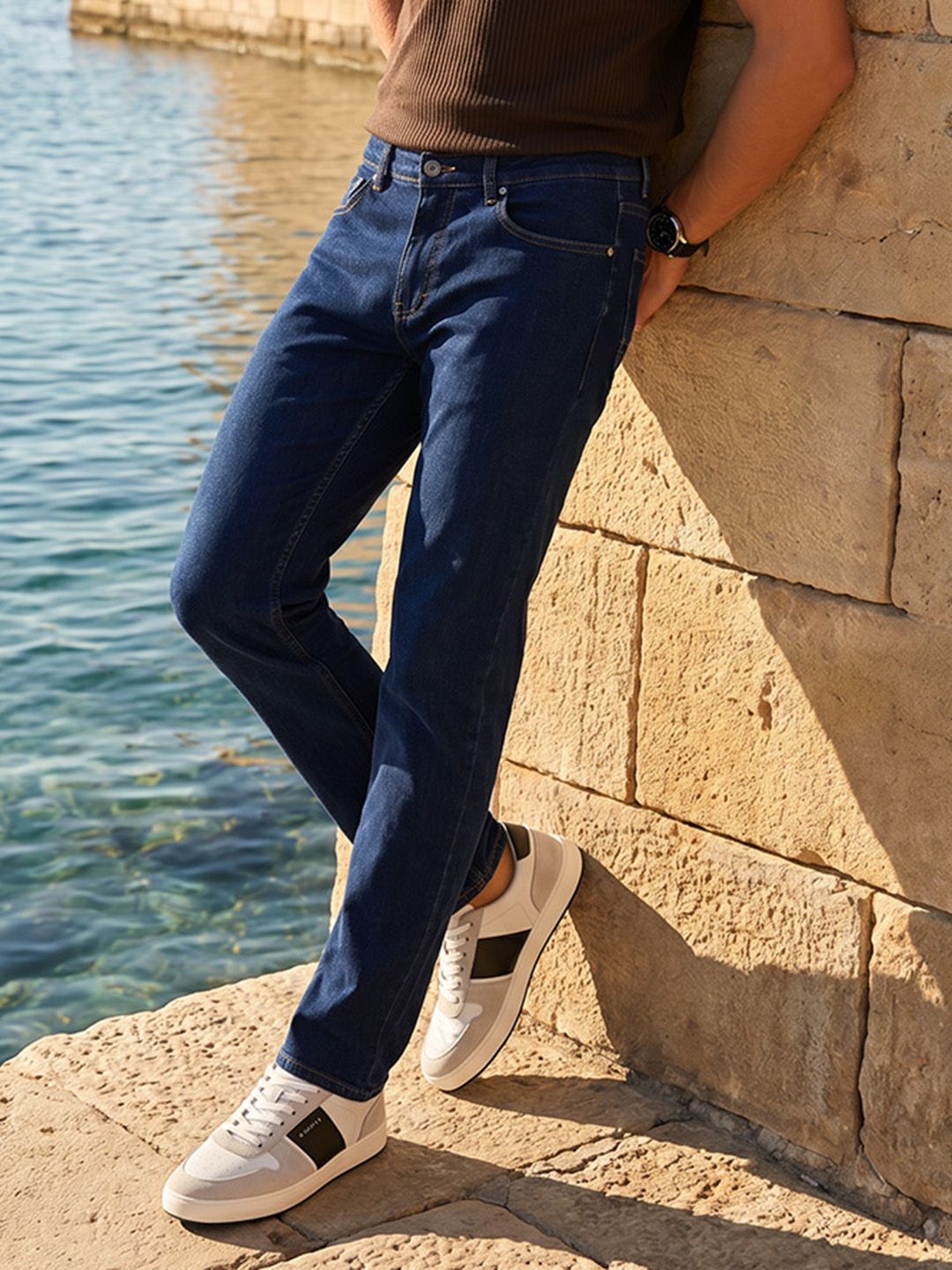 Nautica Men Straight Fit Stretchable Jeans