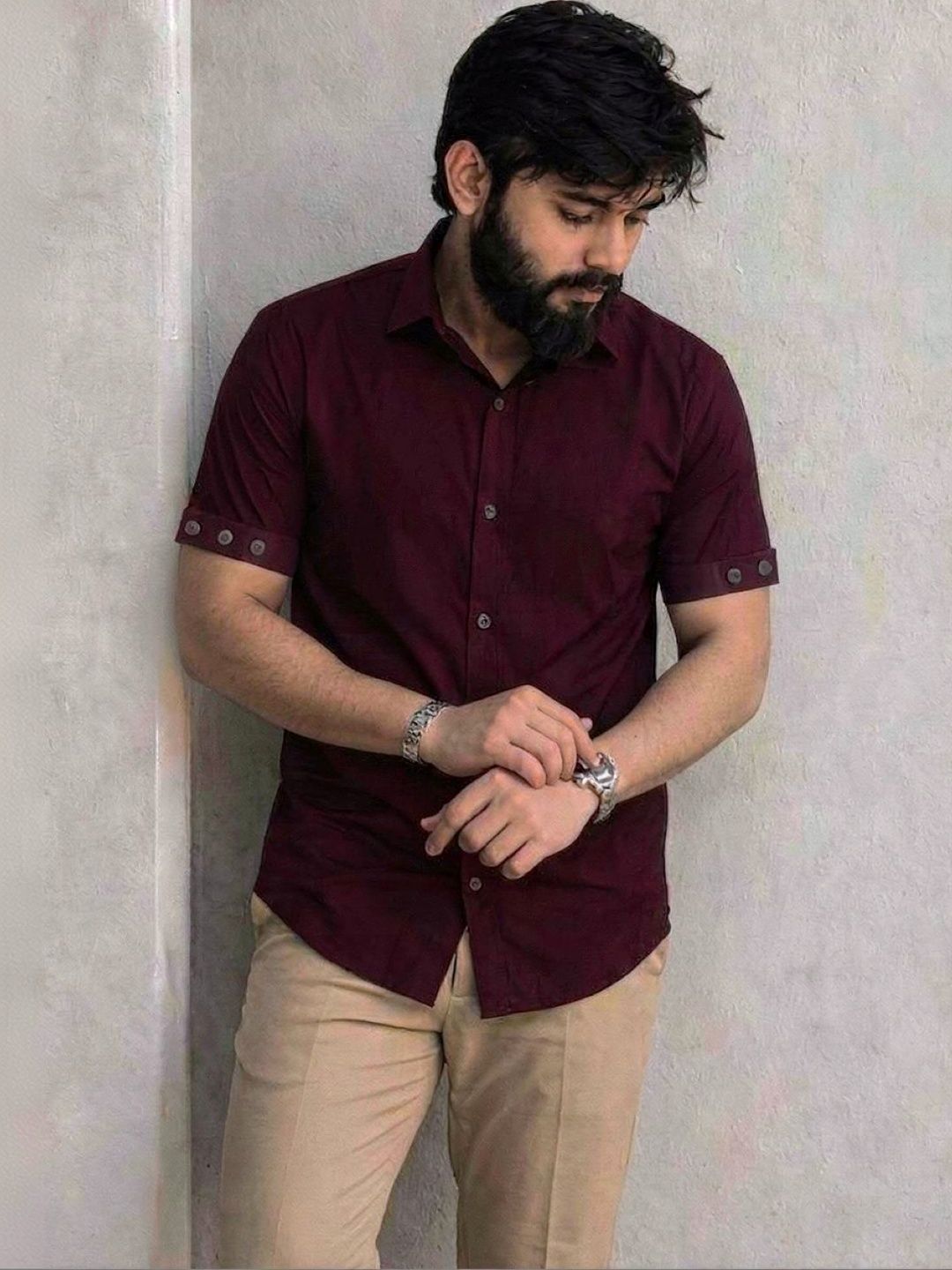 IRSIA Men Relaxed Casual Shirt