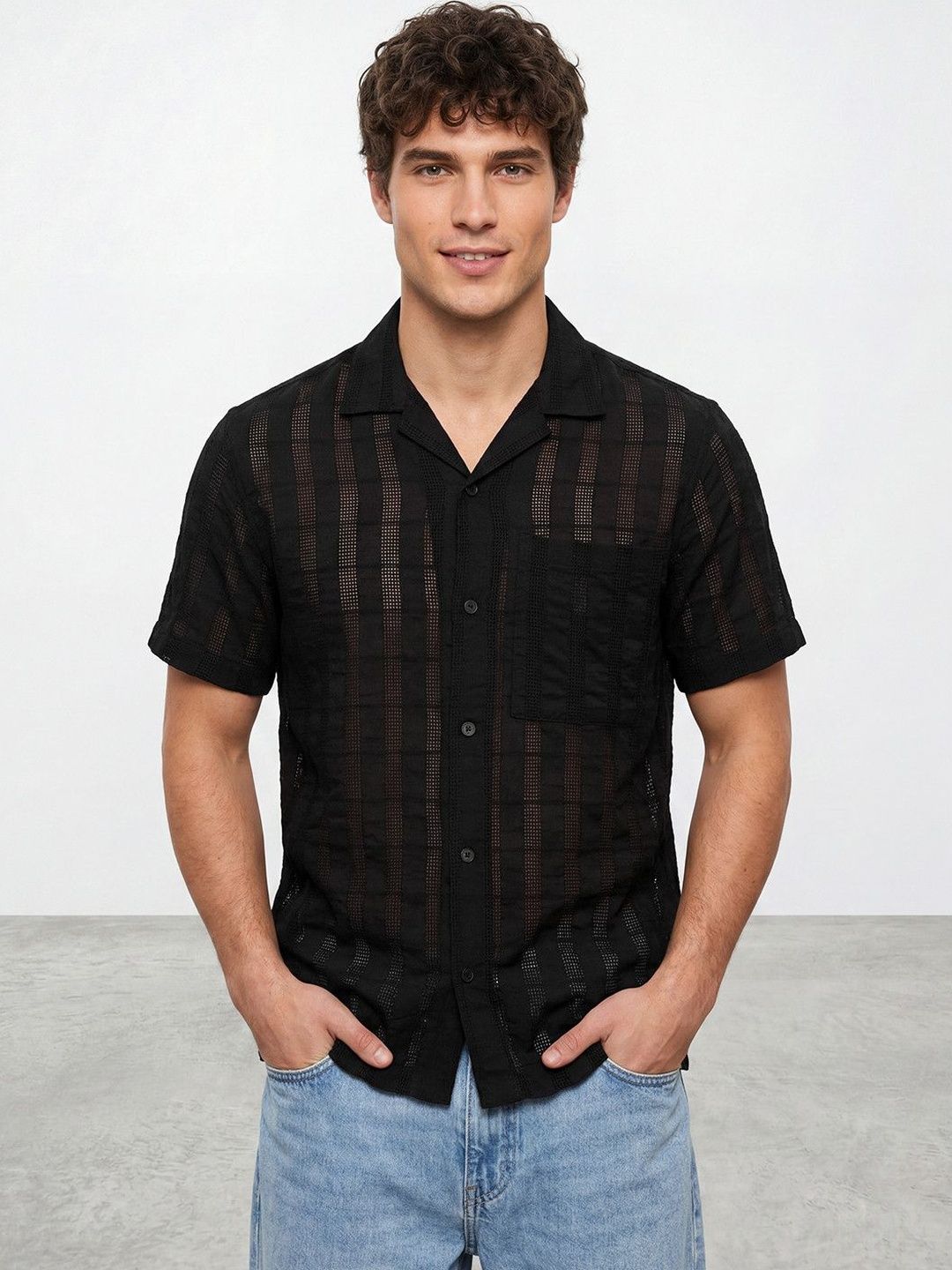 R&B Men Classic Casual Shirt
