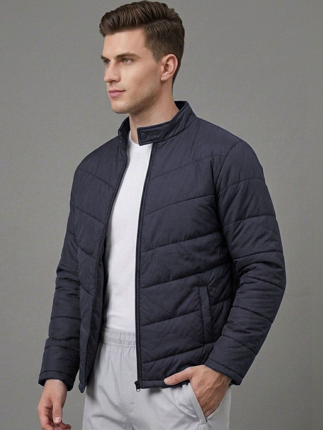 MOUNTAIN COLOURS Men Lightweight Outdoor Puffer Jacket