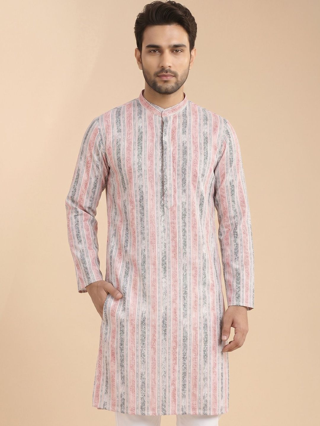 House of Pataudi Men Printed Kurta