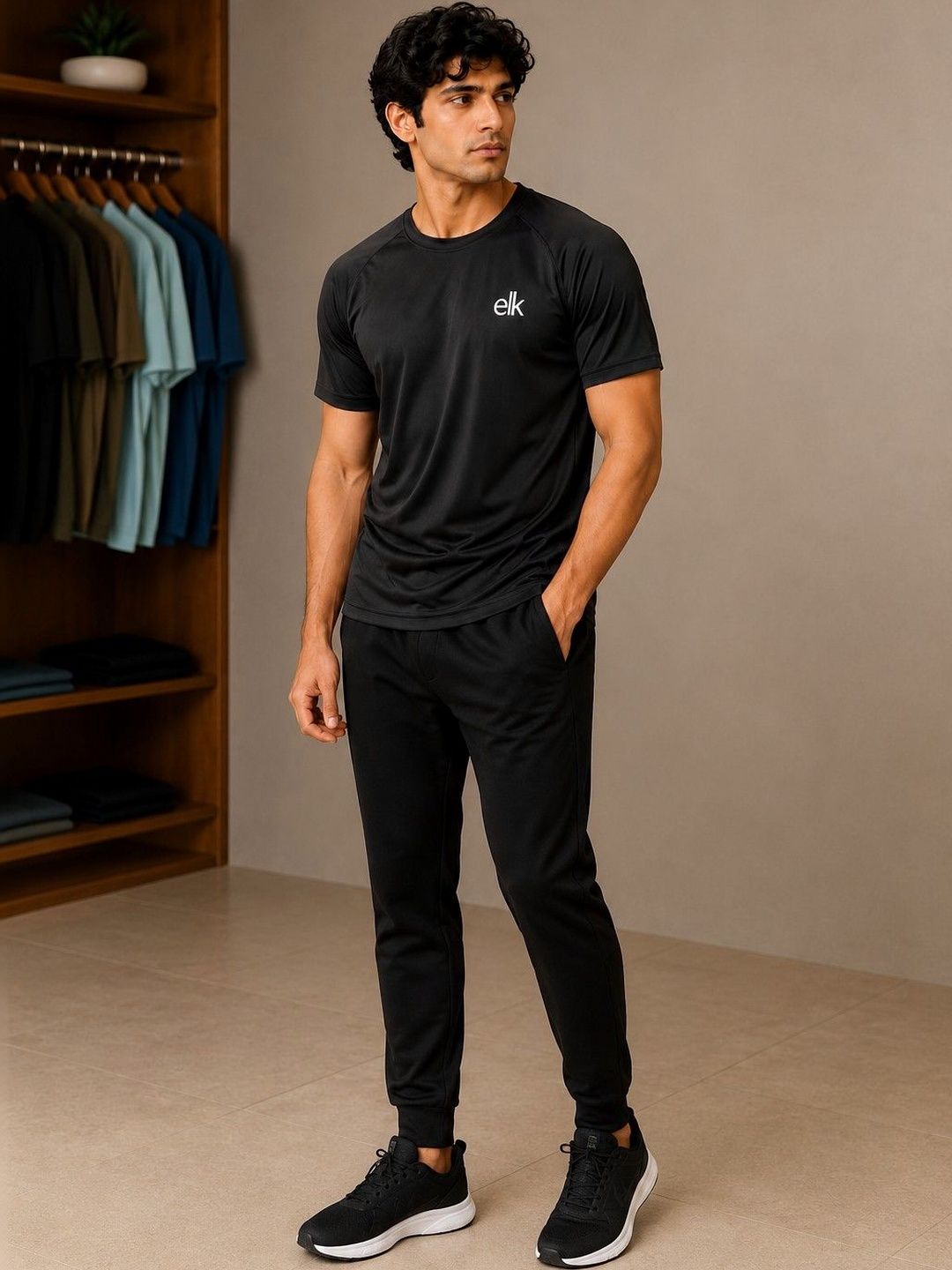 ESTYLISHKART Men Brand Logo T-shirt