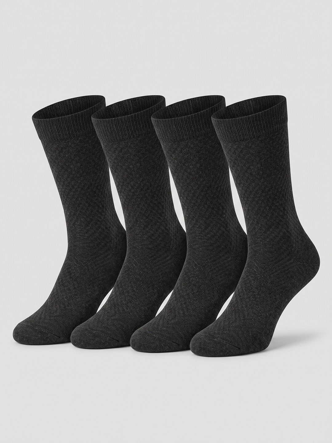 Moda Rapido Men Pack of 4 Cotton Blend Patterned Above Ankle Socks