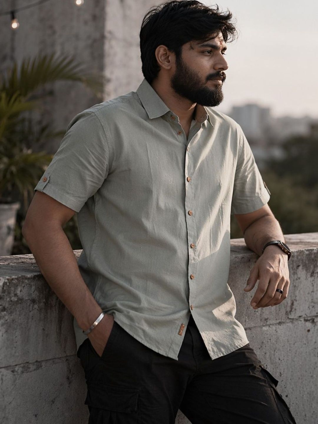 IRSIA Men Relaxed Casual Shirt