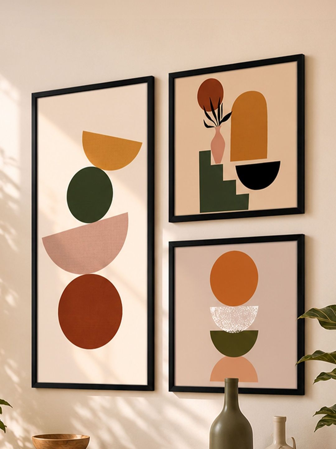 Art Street Art Street Synthetic Wood 3 Piece Wall Rectangle Photographs Wall Art