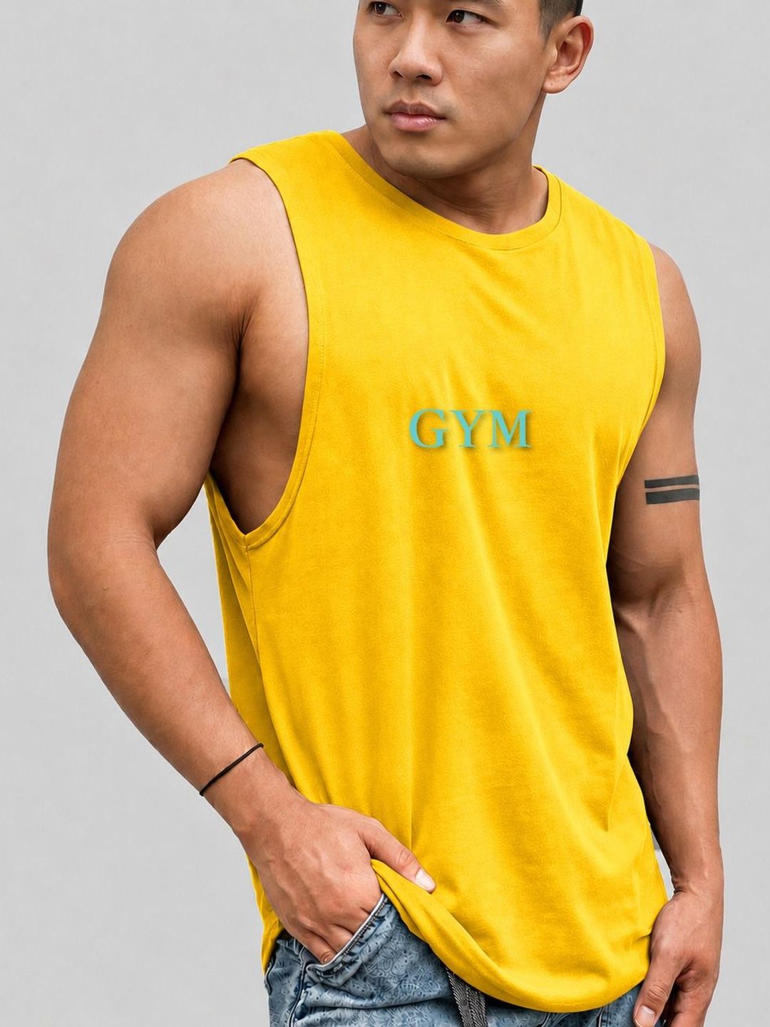 vestarix Printed Gym Vest