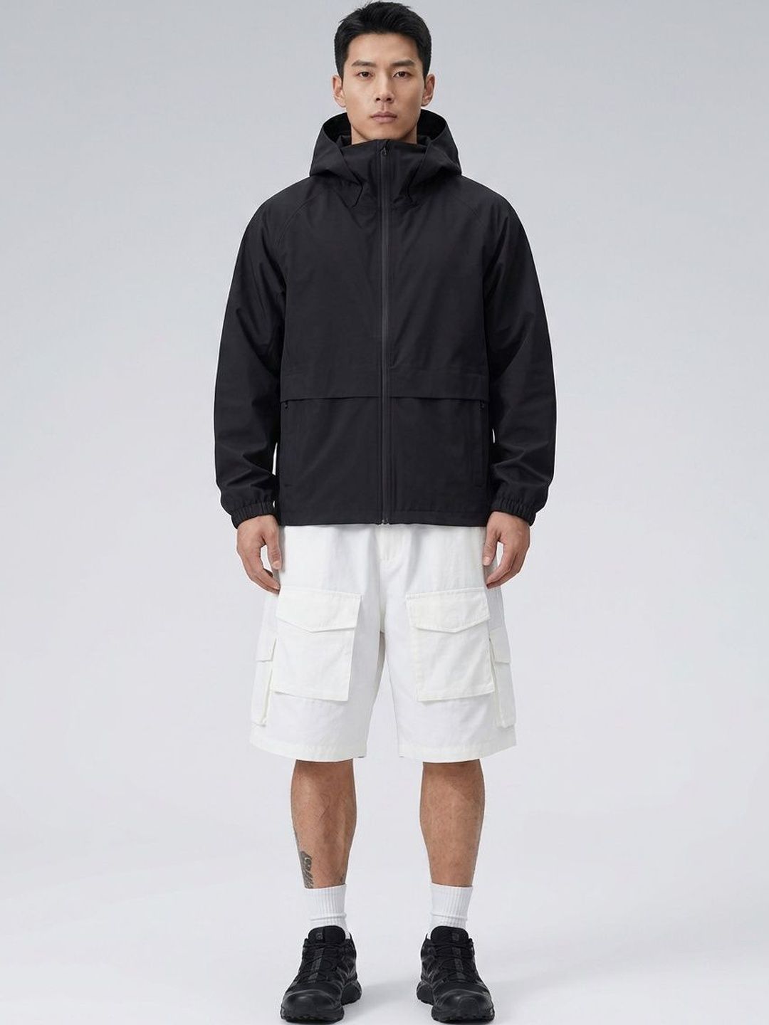 ATELIER REBEL Men Lightweight Outdoor Sporty Jacket