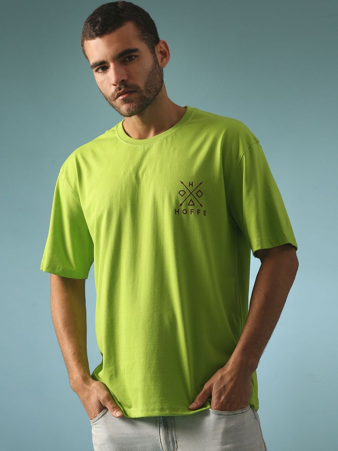 HOFFE Unisex Brand Logo Printed T-shirt