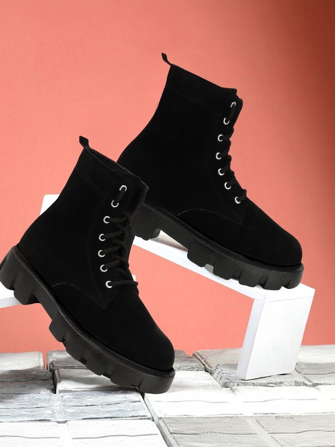 Sleek Step Sleek Step Women Round Toe Lace-Ups Regular Boots