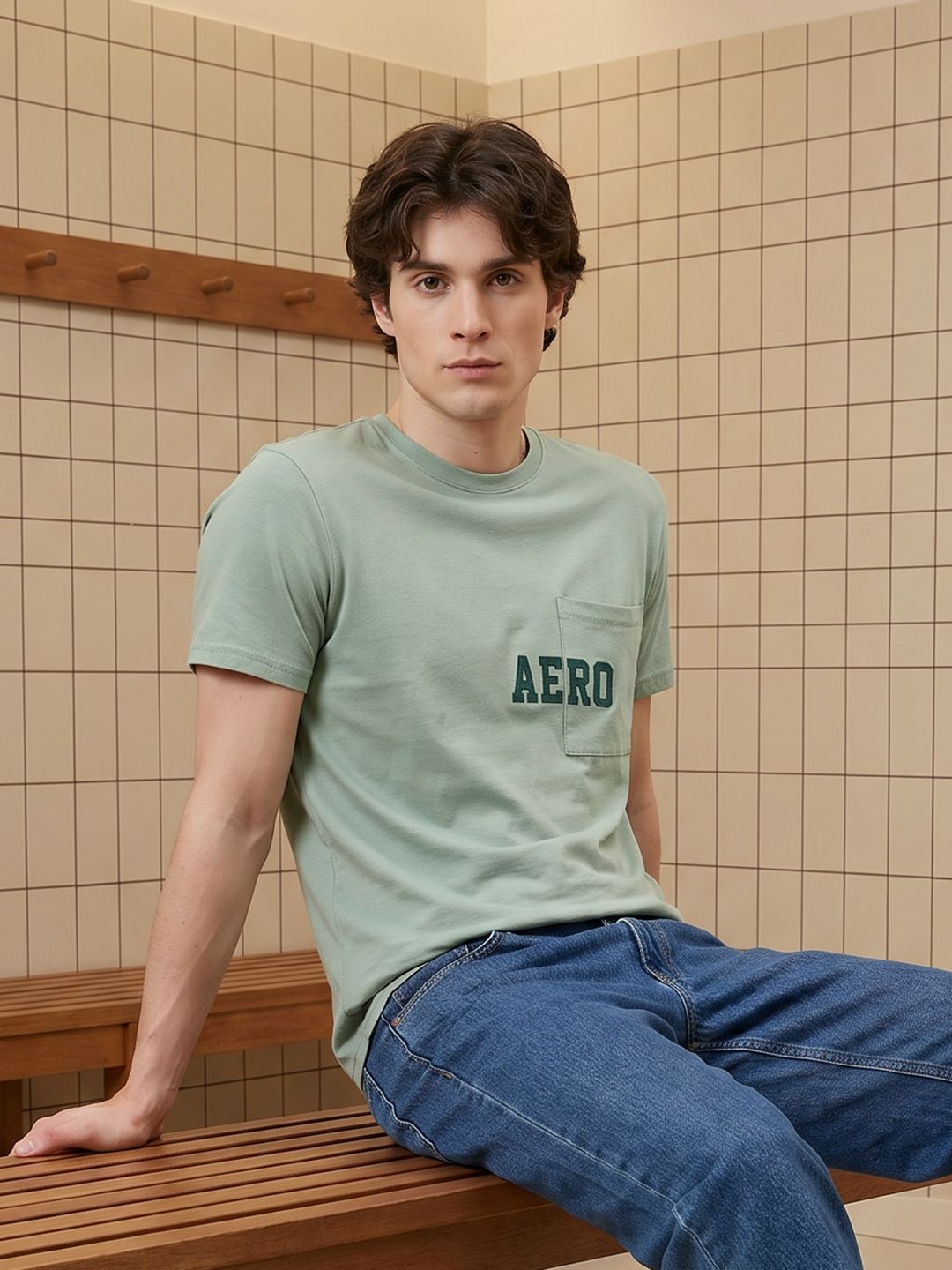 Aeropostale Brand Logo Pure Cotton T-shirt