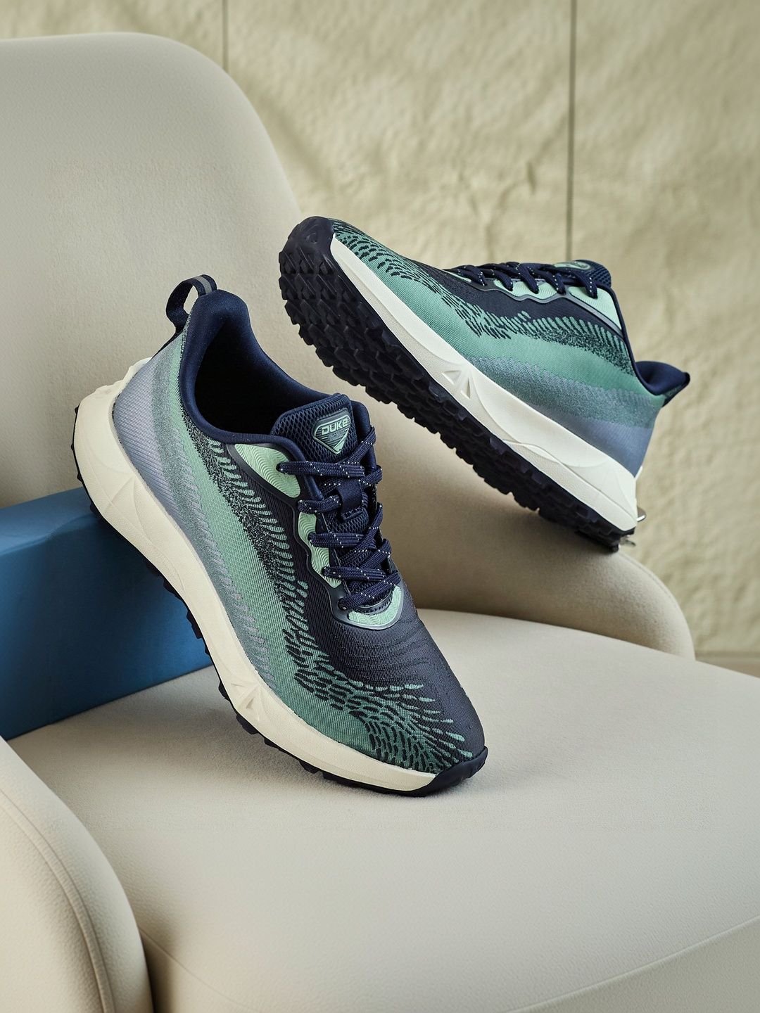 Duke Men Textile Running Shoes
