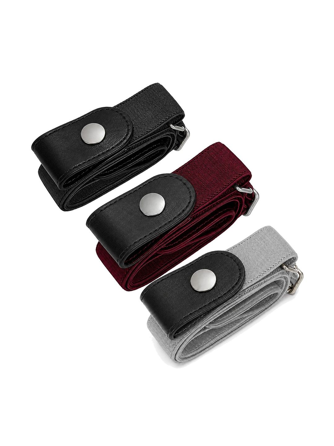 Navkar Crafts Unisex Textured 3 Belt