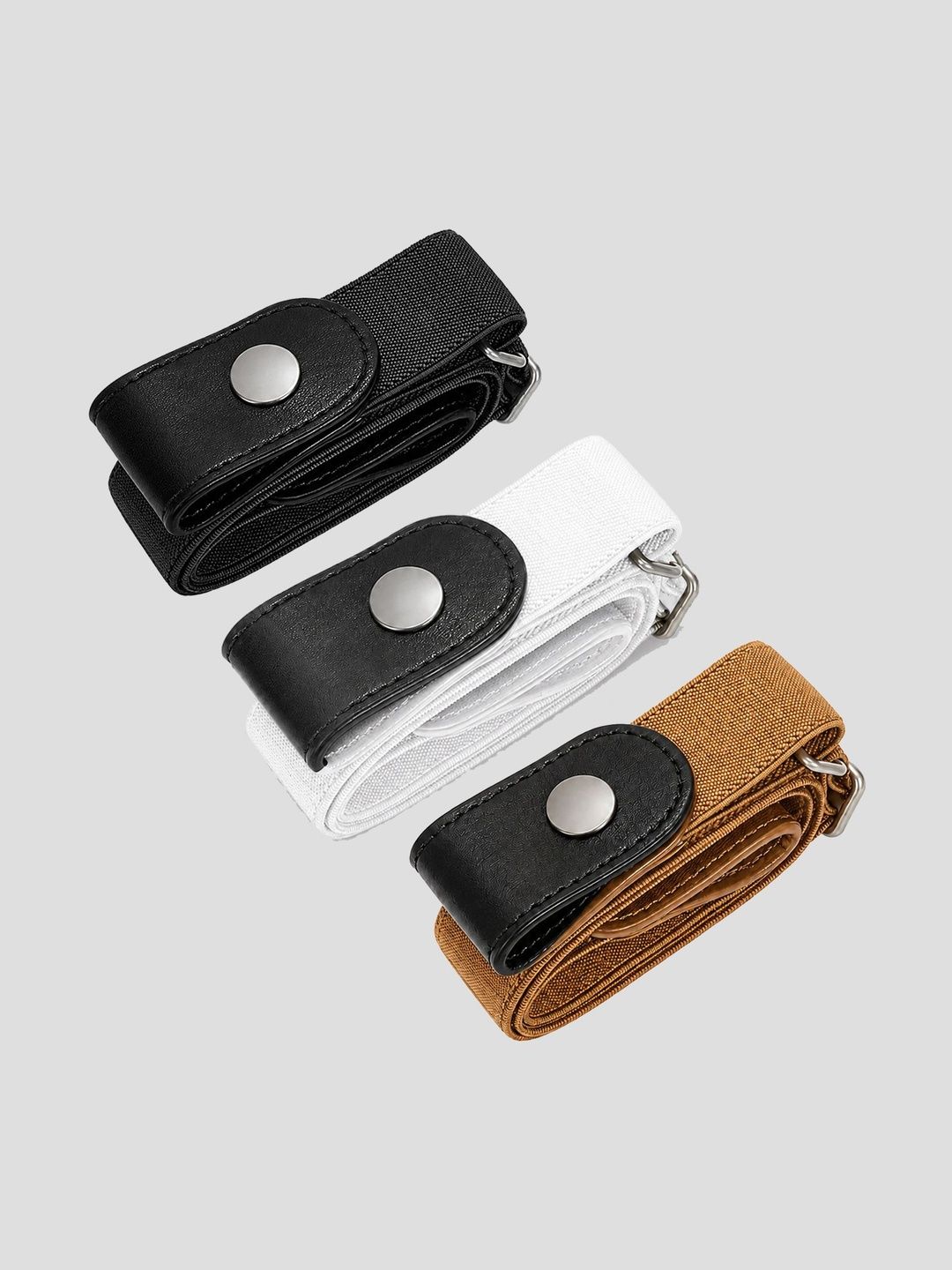 Navkar Crafts Unisex Textured 3 Belt