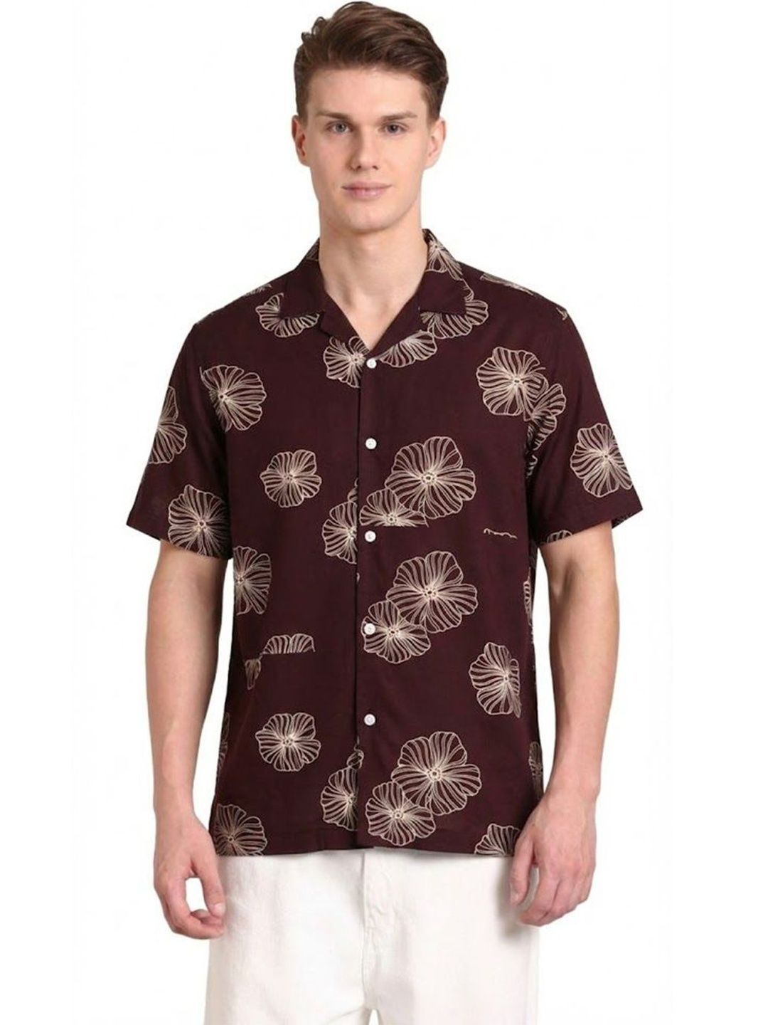 LSD Men Floral Printed Casual Shirt