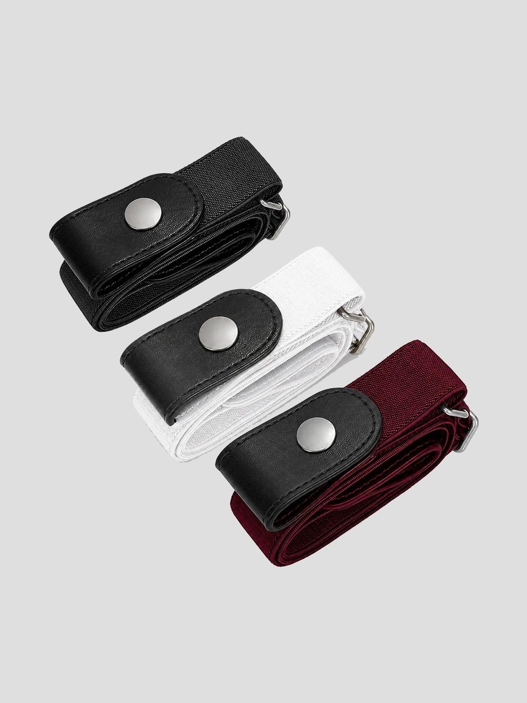 Navkar Crafts Unisex Textured 3 Belt