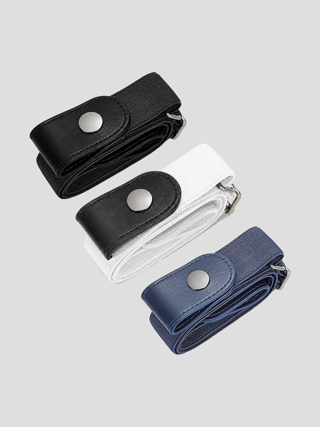 Navkar Crafts Unisex Textured 3 Belt