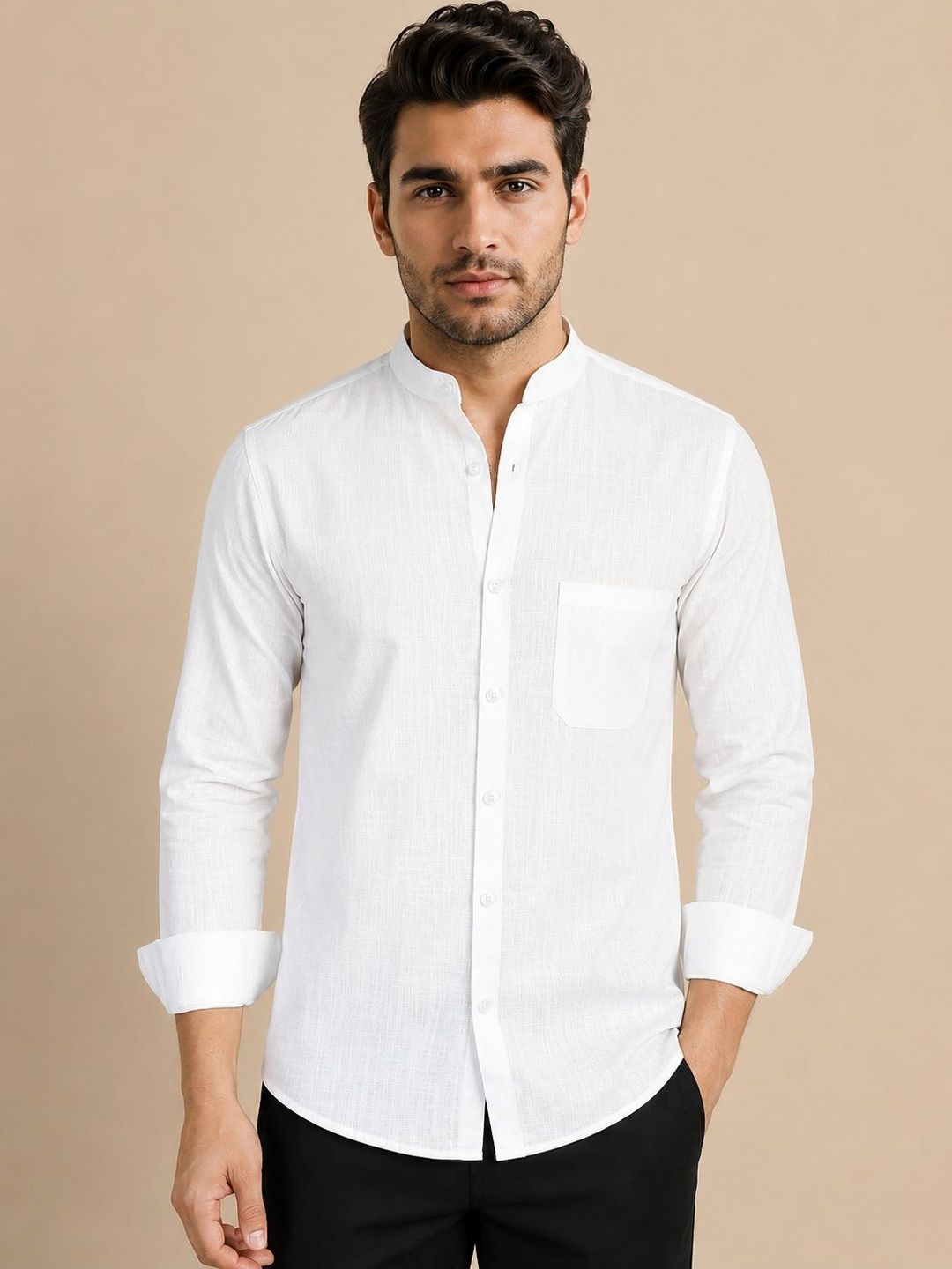 Indian Needle Men Classic Casual Shirt