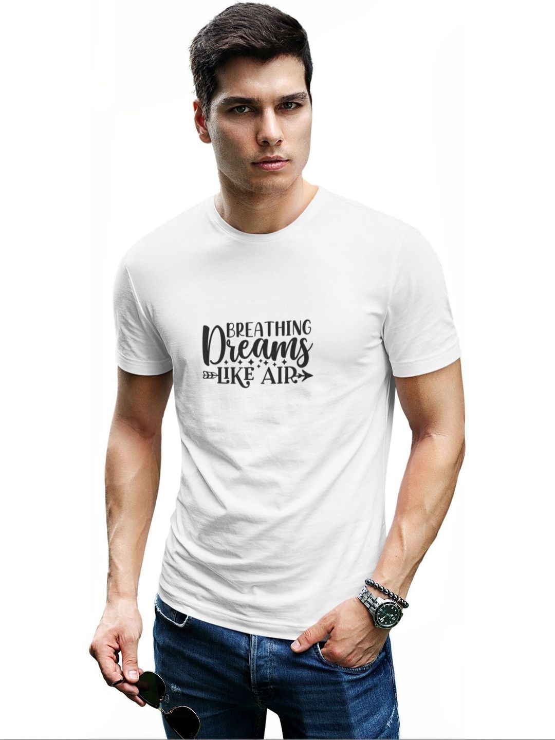 Sharnika Unisex Typography Printed T-shirt