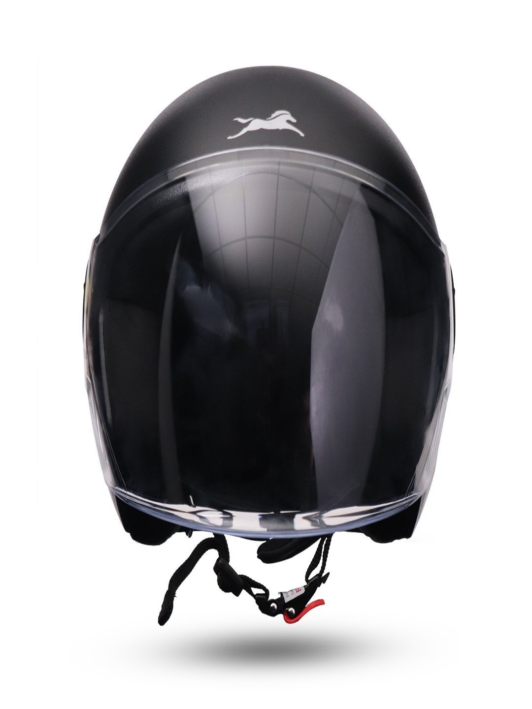 TVS Polycarbonate Scratch Resistant Open Face Riding Helmet