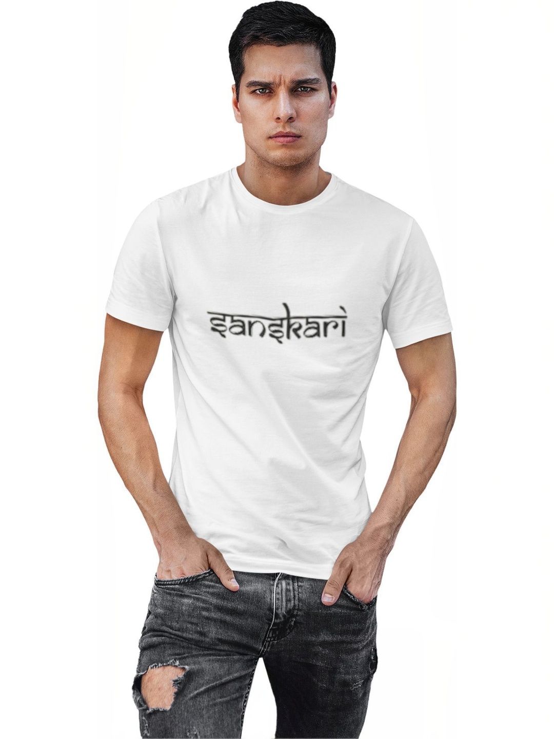 Sharnika Unisex Typography Printed T-shirt