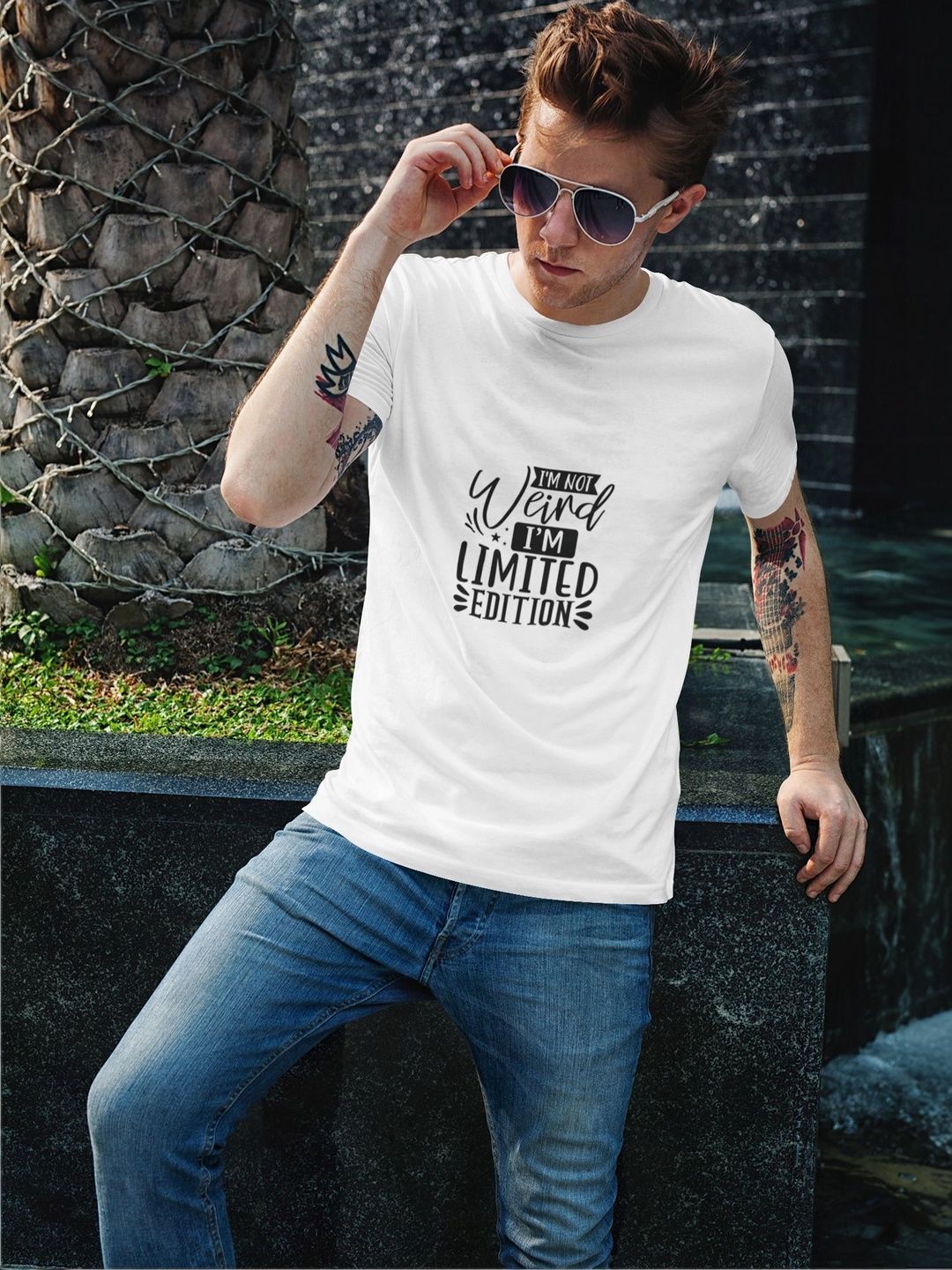 Sharnika Unisex Typography Printed T-shirt