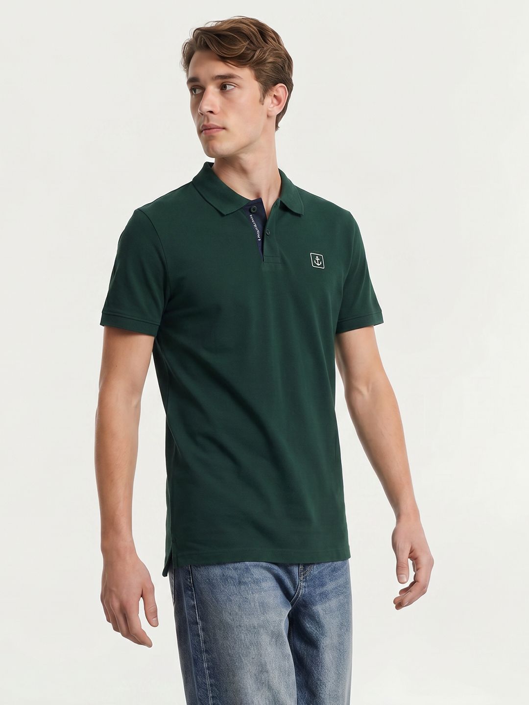 Mast & Harbour Polo Collar T-shirt