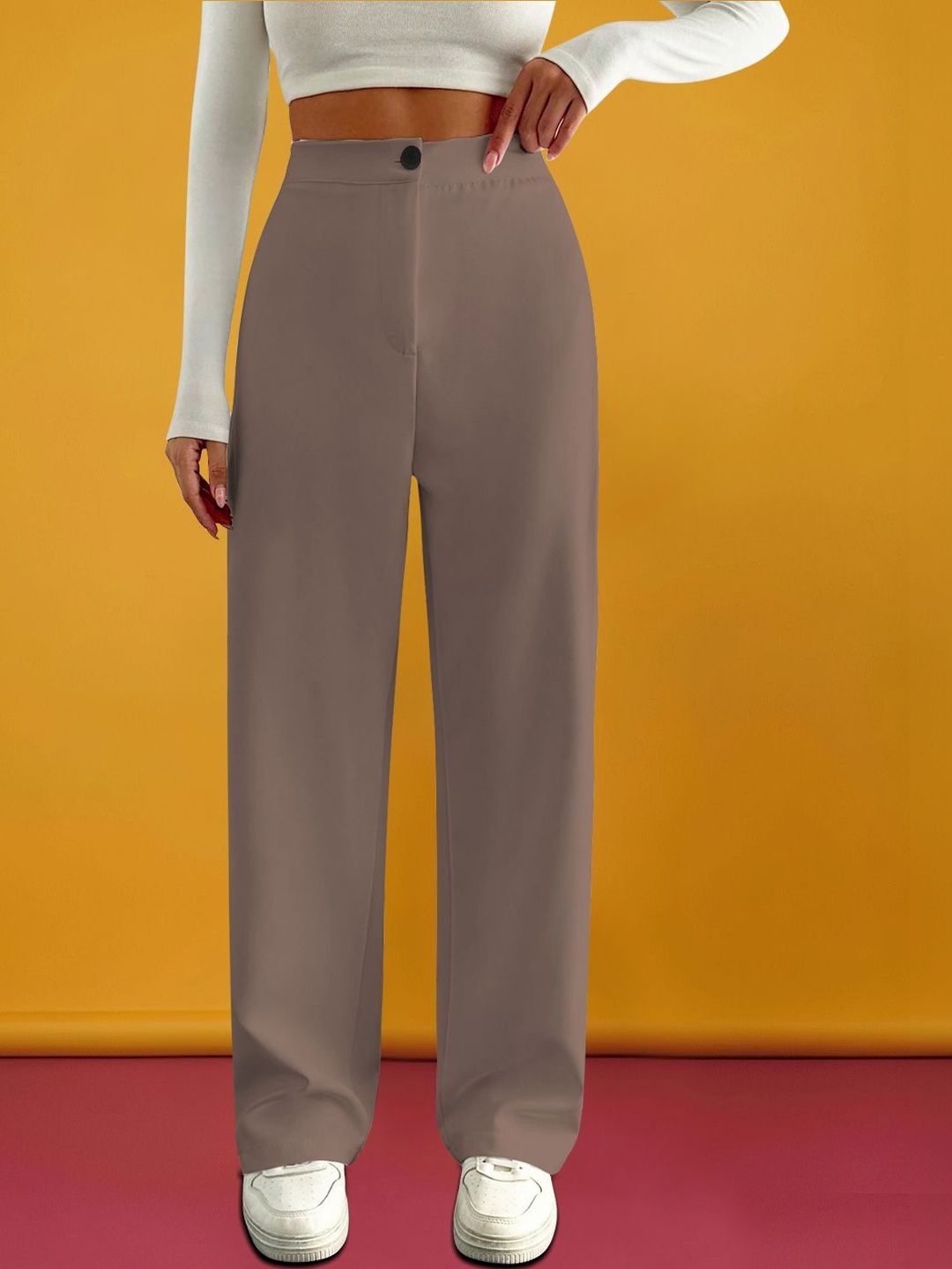 Neon Femme Women High-Rise Trousers