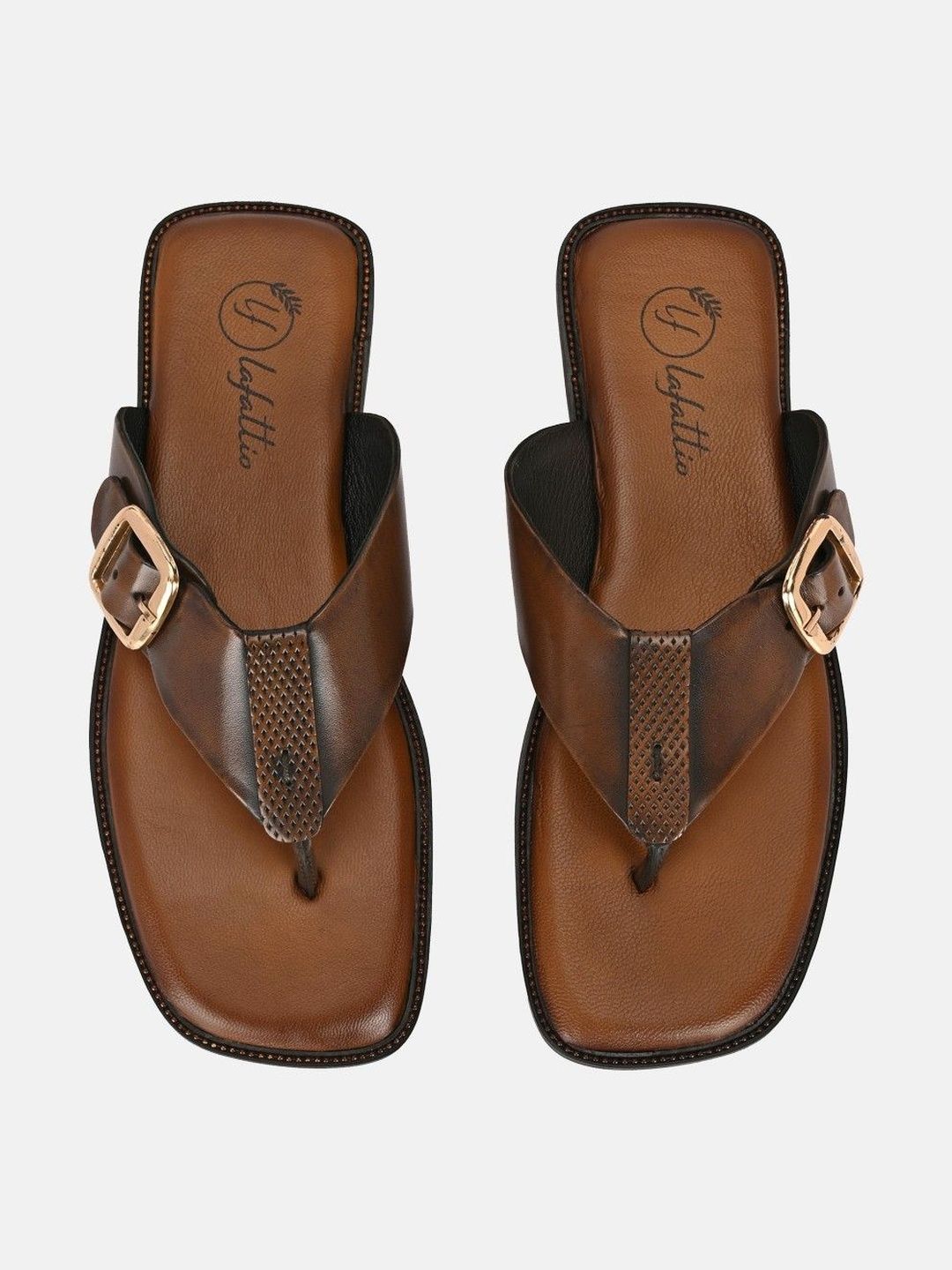 Lafattio Men Thong Flip-Flops