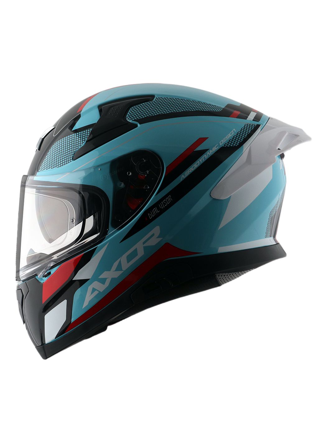 Axor Apex Turbine Hex Blue Red Helmet-L