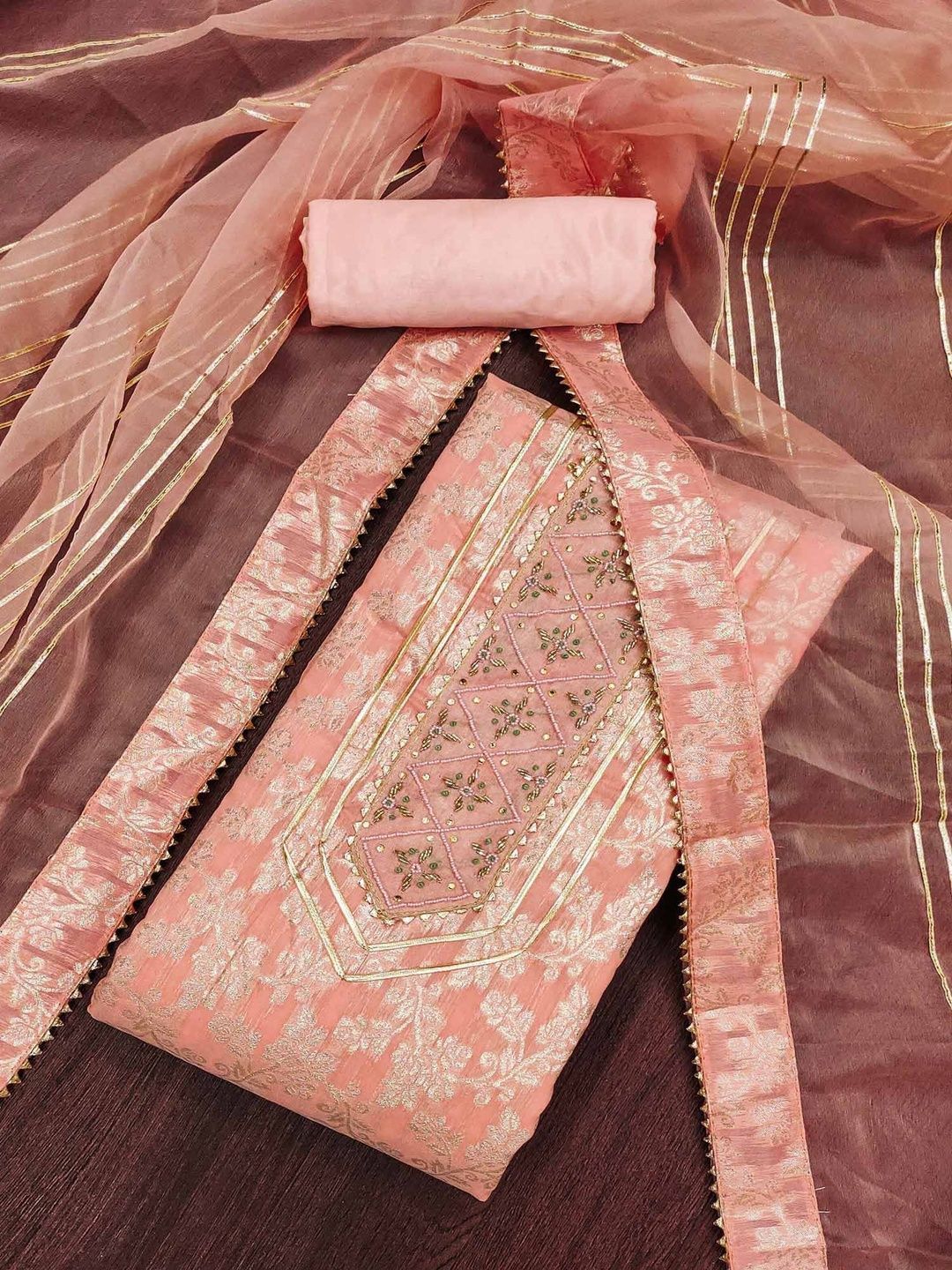 Peachmode Unstitched Dress Material