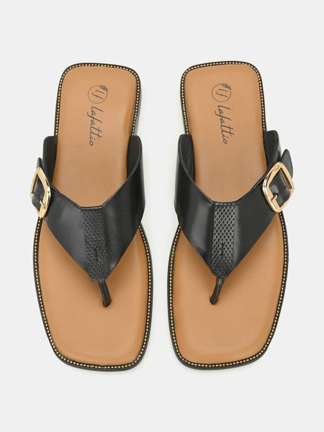 Lafattio Men Thong Flip-Flops
