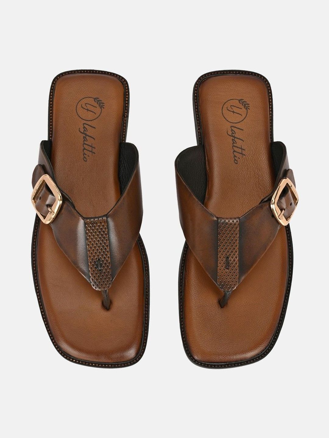 Lafattio Men Thong Flip-Flops